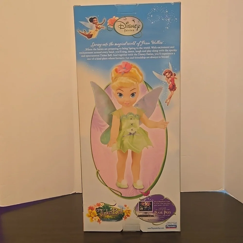Tinker bell Disney Tinker Bell Doll in Shimmering Green Dress